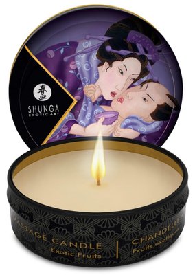 Массажная свеча Shunga Massage Candle Exotic Fruits, 30 мл 15153 фото