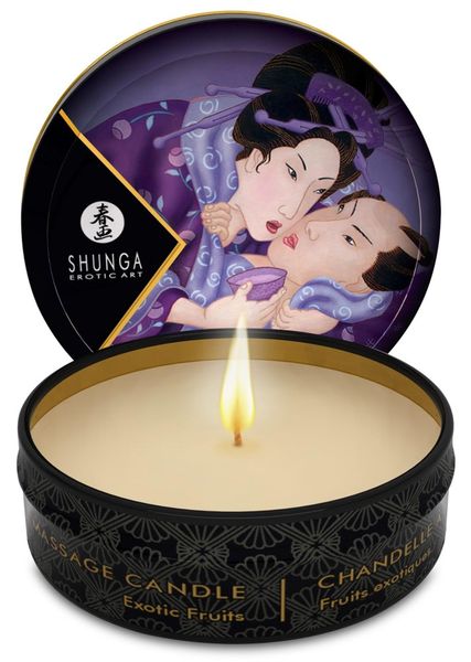 Świeca do masażu Shunga Massage Candle Exotic Fruits, 30 ml 15153 zdjęcie