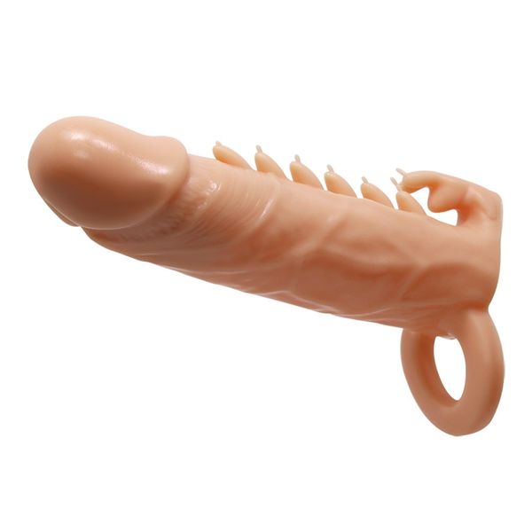 Насадка на пенис LyBaile Penis Sleeve Emmitt,16 см (телесный) 14507 фото