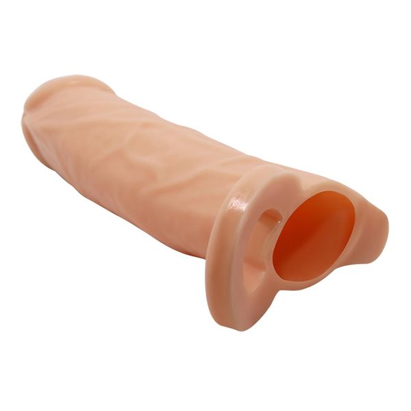Nakładka na penisa LyBaile Penis Sleeve Emmitt, 16 cm (cielisty) 14507 zdjęcie