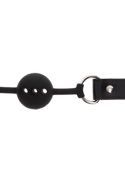 Knebel z kulką Taboom Ball Gag (czarny) 16608 zdjęcie