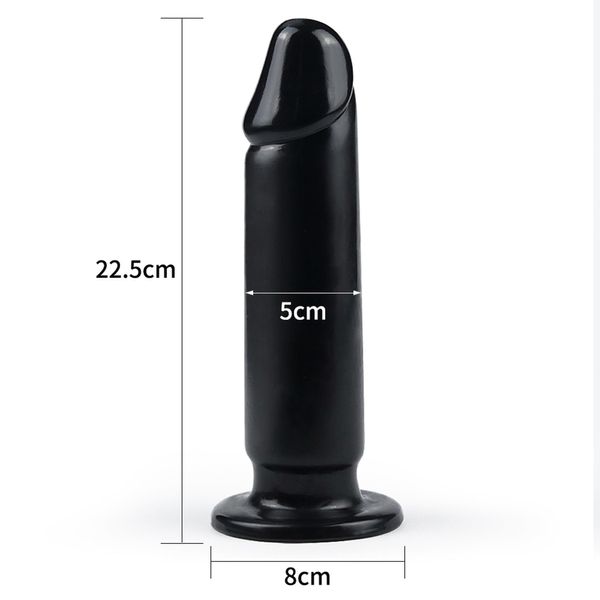 Duży korek analny LoveToy King-Sized, 23,5x5 cm (czarny) 14624 zdjęcie
