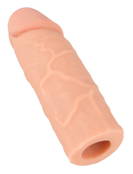 Насадка на пенис Nature Skin Extension Sleeve, 15,5 см (телесный) 10446 фото
