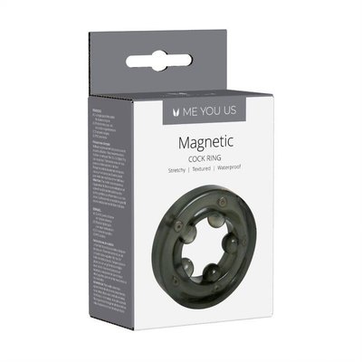 Эрекционное кольцо Linx Magnetic, 2,5 см (черный) 16914 фото
