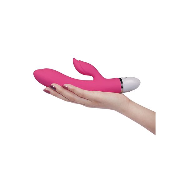 Вибратор-кролик LoveToy Dreamer II, 21.5х3.5 см (розовый) 14649 фото