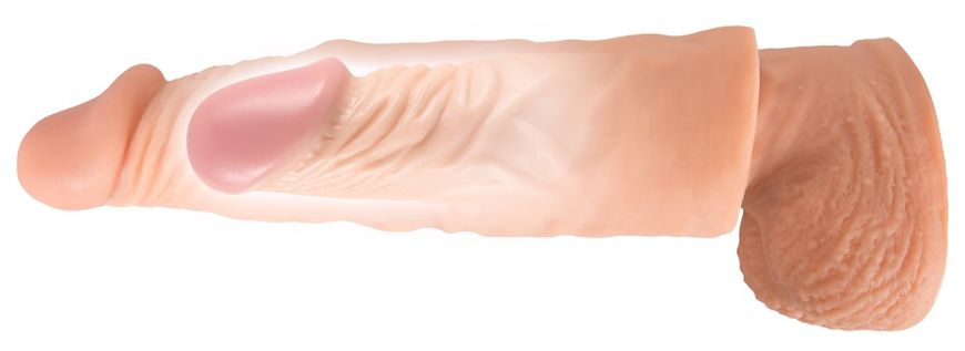 Nakładka na penisa Nature Skin Extension Sleeve, 19,5 cm (cielisty) 10447 zdjęcie