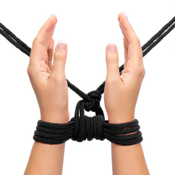 Lina do wiązania Fetish Bondage Rope, 10 m (czarny) 14289 zdjęcie