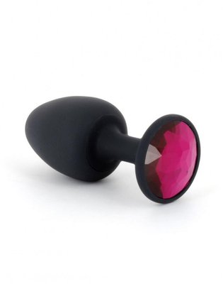 Korek analny z przesuniętym środkiem ciężkości i kryształem Dorcel Geisha Plug, 11 cm (czarny) 12840 zdjęcie
