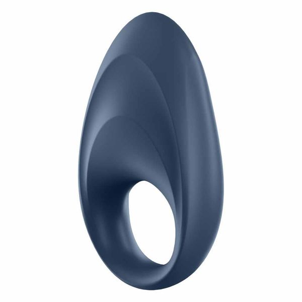 Эрекционное кольцо с вибрацией Satisfyer Mighty One, 9 см (синий) 10465 фото