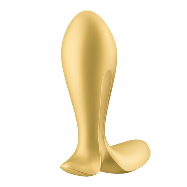 Wibrujący korek analny Satisfyer Intensity, 11,3 cm (złoto) 15233 zdjęcie