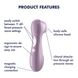 Вакуумный стимулятор клитора Satisfyer Pro 2, 16 см (фиолетовый) 13463 фото 2