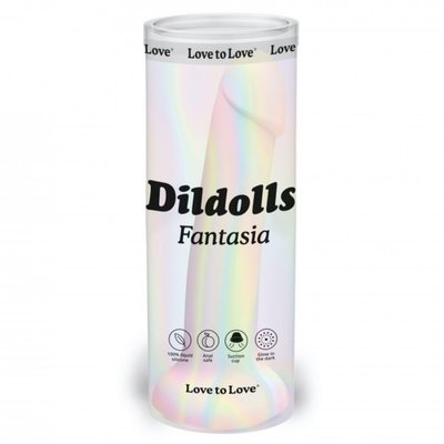 Neonowe dildo Love To Love Dildolls Fantasia, 14,8 cm (tęcza) 13764 zdjęcie