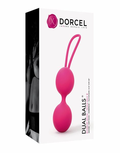 Вагинальные шарики Dorcel Dual Balls Magenta, 15.6 см (розовый) 12854 фото