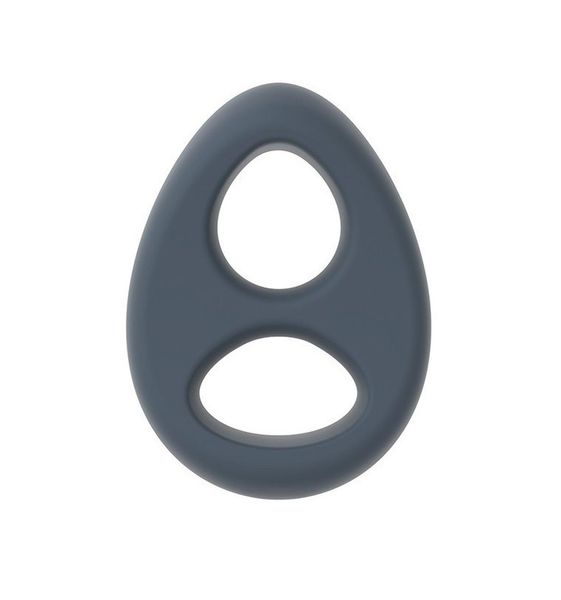 Эрекционное кольцо Dorcel Liquid-Soft Teardrop, 7 см (серый) 12855 фото