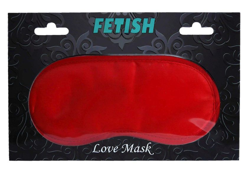 Maska na oczy Boss Series Fetish , 18 cm (czerwona) 10504 zdjęcie