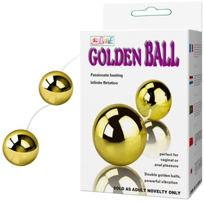 Kulki gejszy LyBaile Golden Ball, 3,5 cm (złoty) 14920 zdjęcie