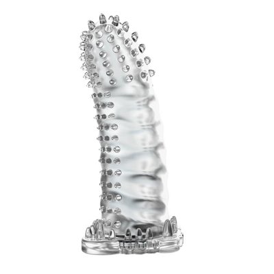 Nasadka na penisa Brave Man Penis Sleeve Crystal, 14 cm (przezroczysty) 9993 zdjęcie