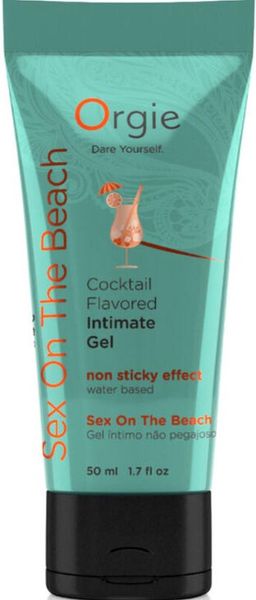 Jadalny Lubrykant na bazie wody Orgie Sex On The Beach, 50ml (seks na plaży) 17330 zdjęcie