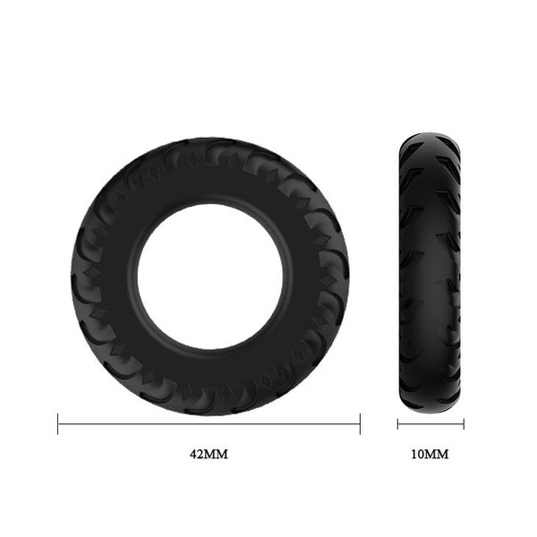 Pierścienie erekcyjne Titan Cock Ring Set, 3 sztuki (czarny) 10820 zdjęcie