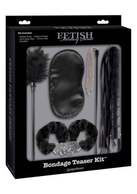Zestaw BDSM Bondage Teazer Kit Fetish Fantasy (czarny) 16623 zdjęcie