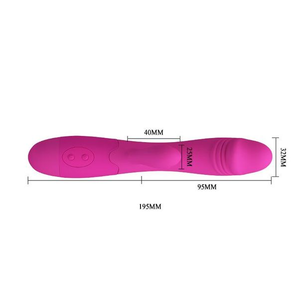 Wibrator królik Pretty Love Snappy, 19,5 cm (różowy) 7630 zdjęcie