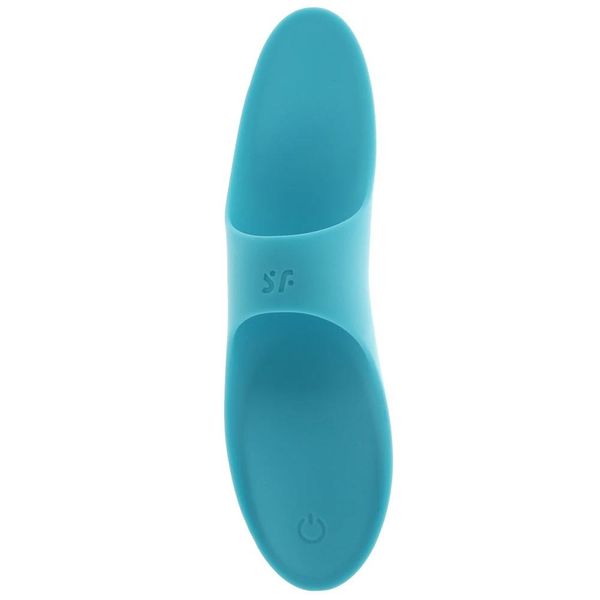 Wibrator na palec Satisfyer Teaser, 12 cm (niebieski) 11577 zdjęcie