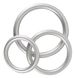 Zestaw pierścieni erekcyjnych Metallic Cock Ring Set, 3 sztuki (srebro) 10039 zdjęcie 9