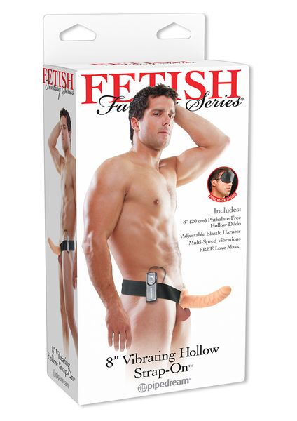 Proteza penisa z wibracją Strapon Fetish Fantasy, 20,5 cm (w kolorze cielistym) 4192 zdjęcie