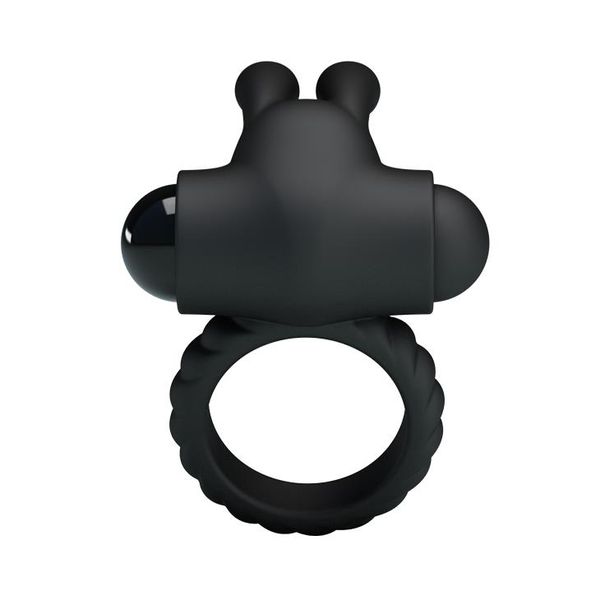 Pierścień erekcyjny Pretty Love Eudora Penis Ring, 2,4 cm (czarny) 7742 zdjęcie