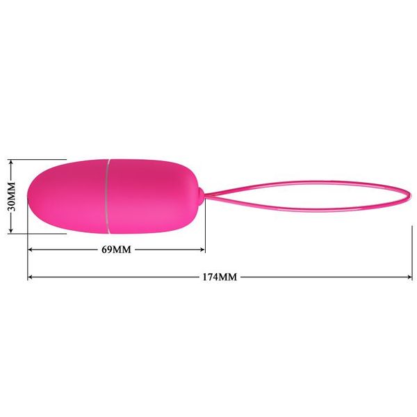 Jajko wibrujące Pretty Love Selkie Wireless Egg, 6,9x3 cm (różowy) 11632 zdjęcie