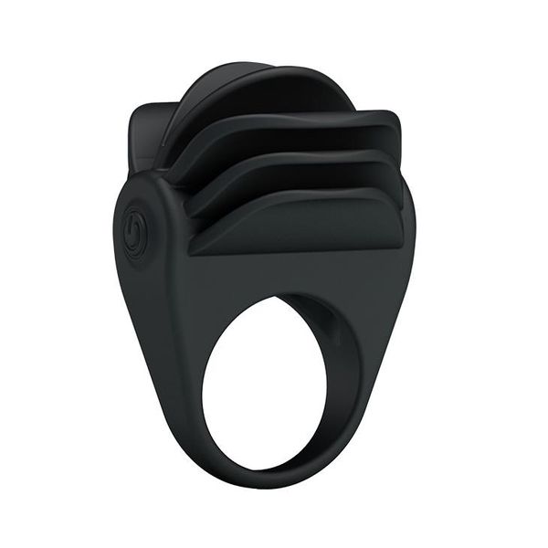 Pierścień erekcyjny z wibracją Pretty Love Chester, 6 cm (czarny) 7758 zdjęcie