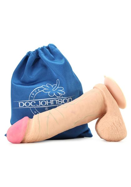 Dildo Doc Johnson The Realistic Cock, 20,5 cm (w kolorze cielistym) 3959 zdjęcie