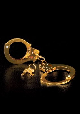 Kajdanki Fetish Fantasy Gold Metal Cuffs (złoto) 4224 zdjęcie