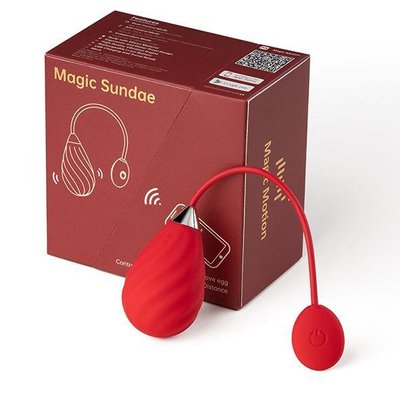Jajko wibrujące Magic Motion Sundae, 19 cm (czerwony) 12534 zdjęcie
