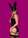 Seksowny kostium Obsessive Bunny, S/M (czarny) 9272 zdjęcie 4