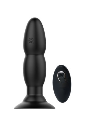 Korek analny Toy Joy SeXentials Jubilation Plug, 14 cm (czarny) 7050 zdjęcie