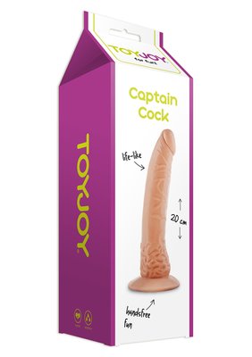 Фаллоимитатор Captain Cock, 20 см (телесный) 4389 фото