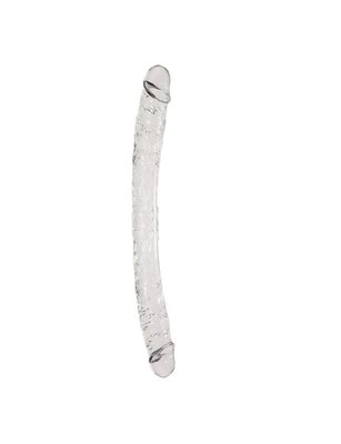 Długie podwójne dildo Alive Supreme Jelly Dildo, 38,5 cm (przezroczysty) 13088 zdjęcie