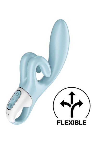 Вибратор-кролик Satisfyer Touch Me, 20 см (голубой) 15080 фото