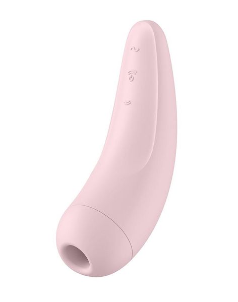 Вакуумный клиторальный стимулятор Satisfyer Curvy 2+, 13,5 см (розовый) 10041 фото