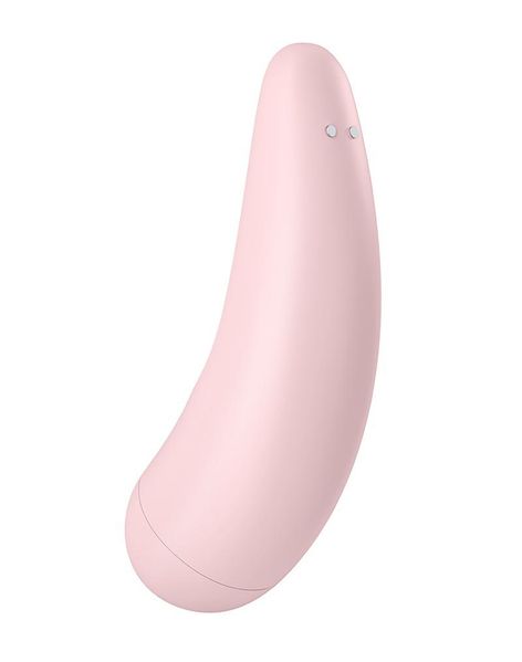 Вакуумный клиторальный стимулятор Satisfyer Curvy 2+, 13,5 см (розовый) 10041 фото
