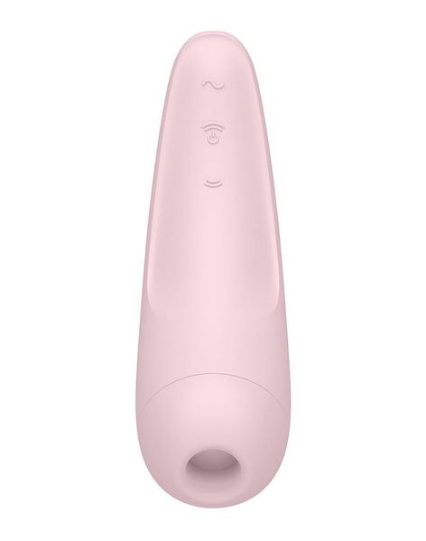 Masażery łechtaczki bezdotykowy Satisfyer Curvy 2+, 13,5 cm (różowy) 10041 zdjęcie