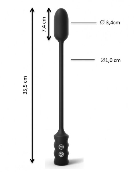 Jajko wibrujące Dorcel Deep Explorer, 35,5 cm (czarny) 12856 zdjęcie