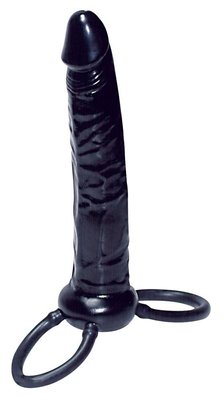 Nakładka na penisa do podwójnej penetracji Anal Special, 16 cm (czarny) 5178 zdjęcie