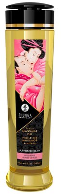 Массажное масло Shunga с ароматом роз, 240 мл 15111 фото