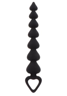 Анальная цепочка Toy Joy Heart Beads, 18х3 см (черный) 9404 фото