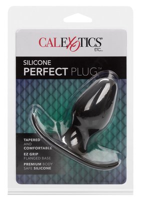Korek analny CalExotics Silicone Perfect Plug, 9 cm (czarny) 6655 zdjęcie