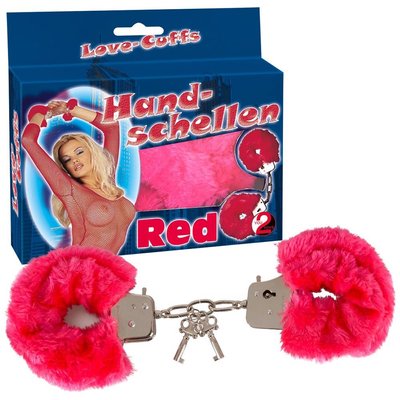 Kajdanki Orion Handschellen Love Cuffs, 28 cm (czerwony) 5287 zdjęcie