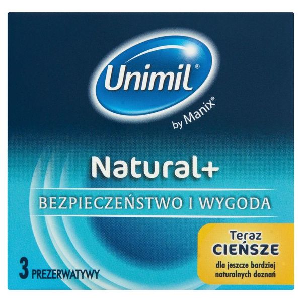 Prezerwatywy UNIMIL NATURAL+ 3 szt 13213 zdjęcie