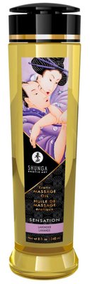 Массажное масло Shunga Sensation лаванда, 240 мл 15114 фото